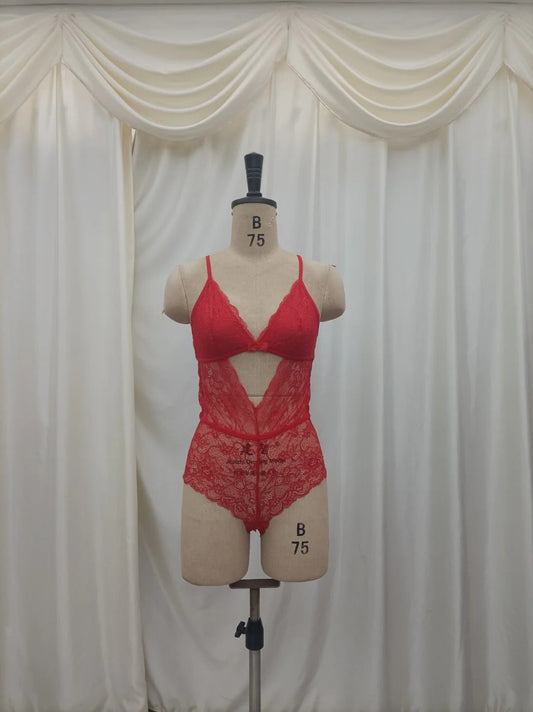 Babydoll Lingerie - Cutout Lace